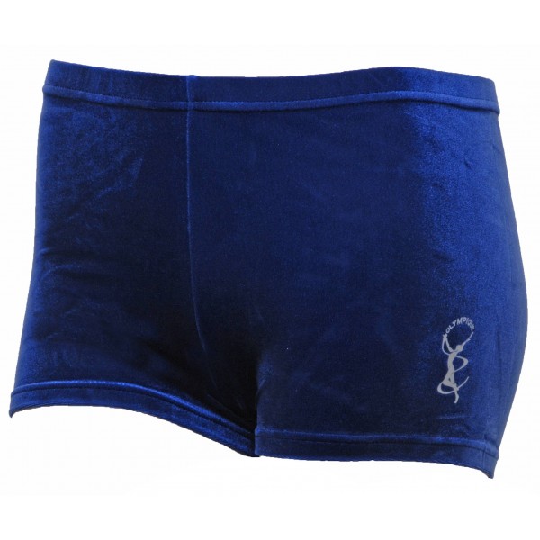 Navy blue shop velvet shorts